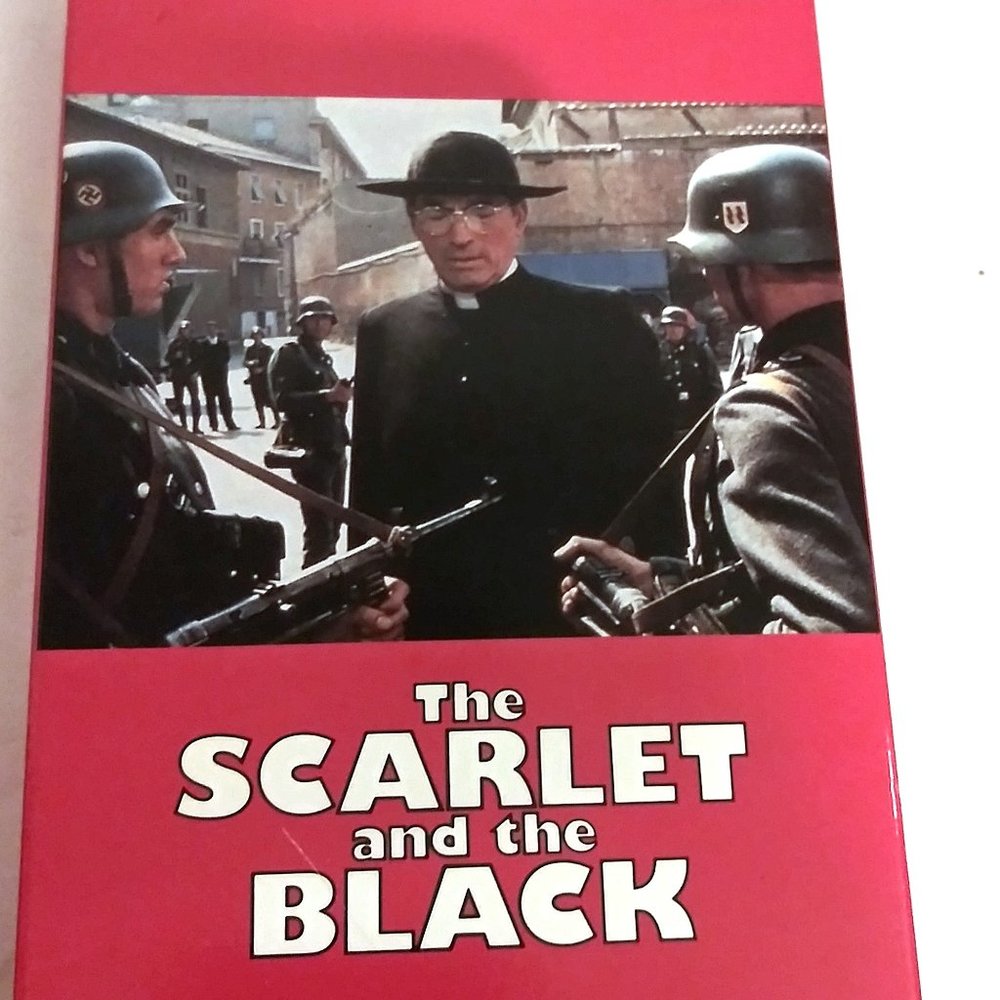 Vintage Movie The Scarlet and the Black, Gregory Peck, VHS Movie, VCR Movie